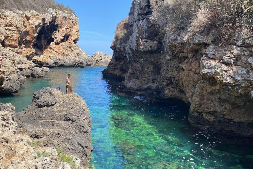 La Calma Espectacular Villa Con Jardin Y Piscina En Menorca S'Algar Esterno foto